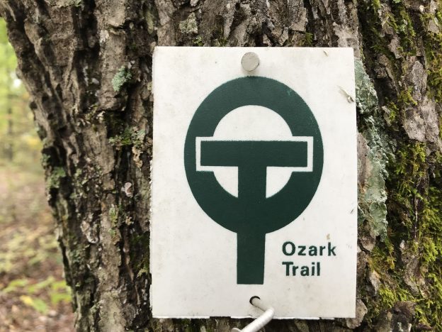 Ozark Trail marker