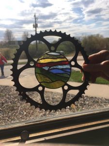 Up-cycled bike sprocket