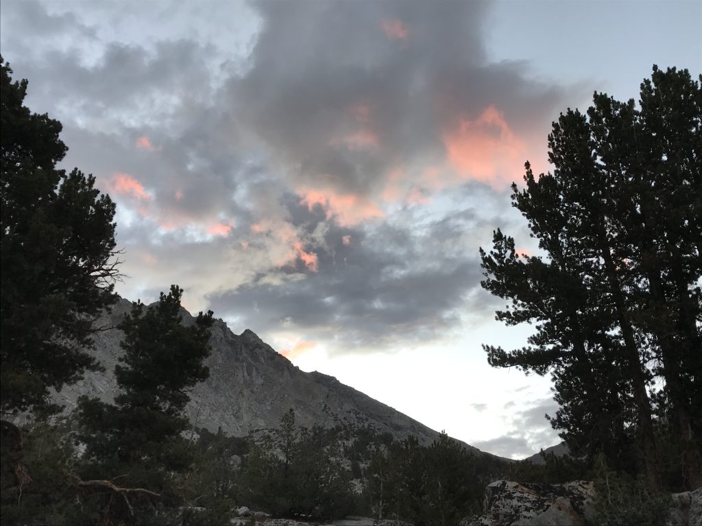 Clouds at Rae Lakes