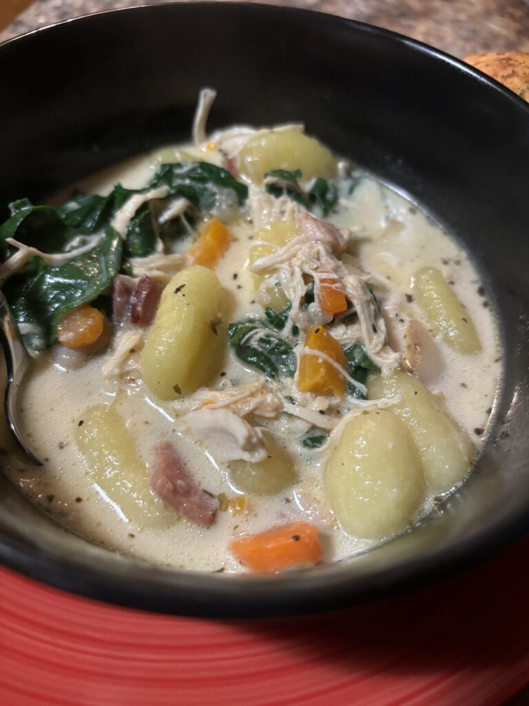 Creamy Chicken Gnocchi Soup