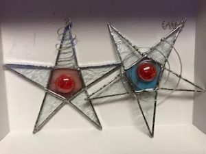 Star Christmas tree ornaments