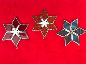 Snowflake Christmas tree ornaments