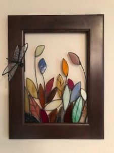 Flowers in a frame