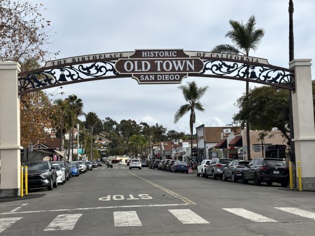 Old San Diego sign