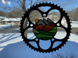 Up-cycled bike sprocket