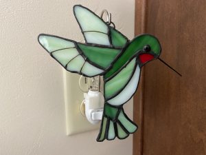 Hummingbird night light