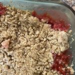 Rhubarb-Strawberry Crisp