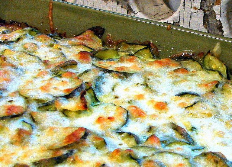 Zucchini Bake with Swiss Cheese - All The Fishers